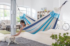 La Siesta CARIBEŇA SINGLE -  hojdacia sieť z čistej kvalitnej bavlny, bavlna + polyester