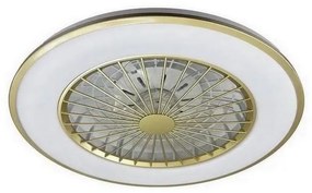 LED Stropné svietidlo s ventilátorom OPAL LED/48W/230V + diaľkové ovládanie