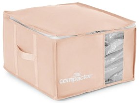 Vákuový plastový úložný box na oblečenie 42x40x25 cm Pink Edition – Compactor