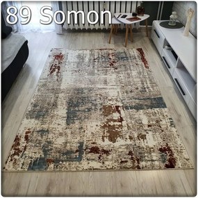 Dekorstudio Moderný koberec LUXESS vzor 89 bordový Rozmer koberca: 80x150cm