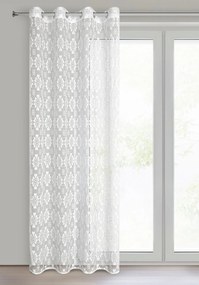 ZÁCLONA NA KRÚŽKOCH IGA 140X250 CM BIELA