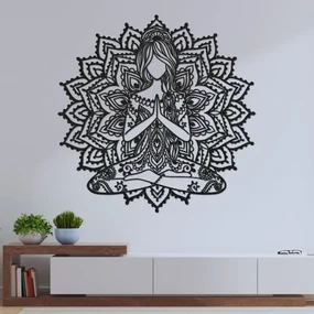 Mandala na stenu  žena – symbol pokoja a harmónie | SENTOP HDF0511