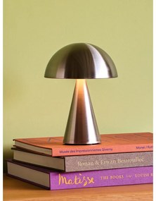 Tmavosivá LED stmievateľná stolová lampa (výška 20 cm) Mush – Hübsch