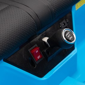 Ramiz Detská pretekárska bugina na batérie 5 Modrá + motory 2x200W + diaľkové ovládanie + zvuková LED dióda + pomalý štart