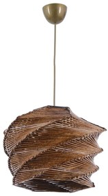 Svetlohnedé závesné svietidlo ø 32 cm Ruche – Opviq lights