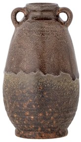 Hnedá ručne vyrobená váza z kameniny Reina – Bloomingville