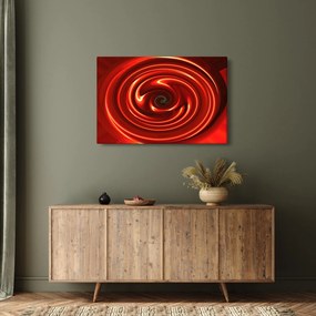 Abstraktný obraz - červená špirála (90x60 cm)