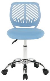 Kondela Otočná stolička, SELVA, modrá-chróm