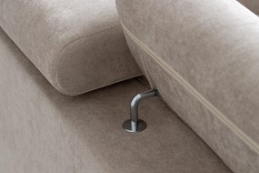 Rozkladacia rohová sedačka Vario univerzálna - béžová žinylka Wind 11