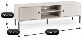 PROXIMA.store - Glamourový TV stolík SOFT