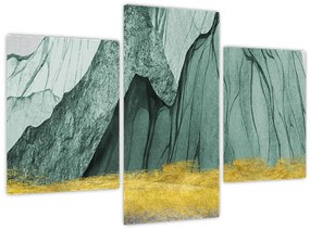 Obraz - Smaragdové hory N⁰3 (90x60 cm)