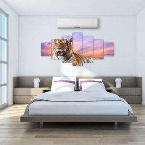 Obraz ležiaceho tigra