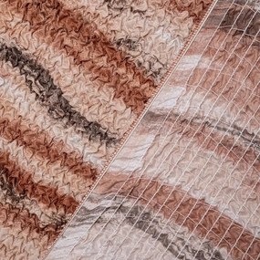 Bielastické poťahy OCEANO NOVÉ tehlové trojkreslo (š. 170 - 220 cm)