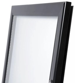 Menu vitrína 4 x A4, čierna