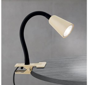 Orion - Flexibilná stolná lampa so svorkou DOTTY 1xGU10/10W/230V béžová/čierna