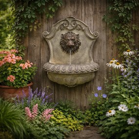 Záhradná fontána BestBerg EF-23 / polyresin / 35 x 19 x 48,5 cm