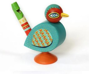 Drevená píšťalka vtáčik – Animambo