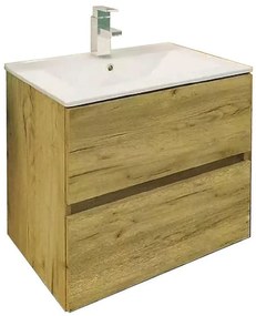 Kúpeľňová zostava Momo D60 L2422 0D2S zlatý dub