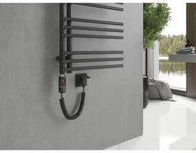 Mexen Neptun, elektrické vykurovacie teleso 1400 x 500 mm, 600 W, antracitová, W101-1400-500-2600-66