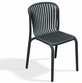 Brene Stohovateľná stolička, 53 × 52 × 82,5 cm, plast, sivá