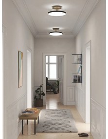 Čierne LED stropné svietidlo s kovovým tienidlom ø 43 cm Asteria Up – UMAGE