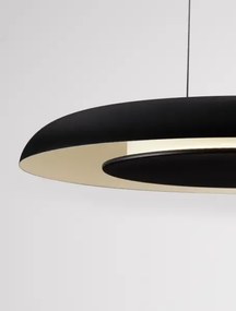 LED stmievateľný čierno-biely dizajnové svietidlo Epos 60