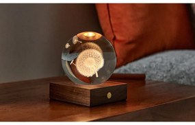 Tmavohnedá svetelná dekorácia na USB Amber – Gingko