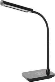 Stolná LED lampa KYLE s USB čierna