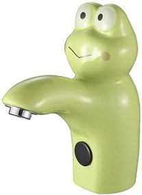 Sapho Sapho, Senzorová stojanková keramická batéria 6V DC (4xAA), žaba, zelená, PS402G