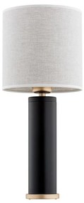 Argon 8316 - Stolná lampa RIVA 1xE27/15W/230V 48 cm čierna