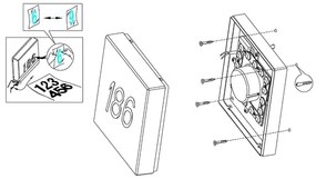 Eglo 97219 - LED Stmievateľné vonkajšie svietidlo TORAZZA-C LED/14W/230V IP44