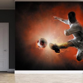 Fototapeta - Futbalový hráč (147x102 cm)