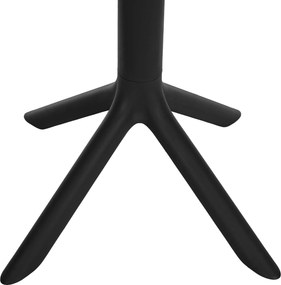 Okrúhly stôl Lacota 60 cm - čierna