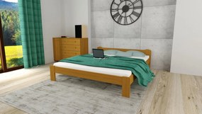 ComfortMatrace Zvýhodnený set; MATRACE+Posteľ z masívu borovice ISABELA+rošt ZADARMO Rozměr: 90x200 cm, Barva: jelša, Model matrace: GOLTEX 20cm