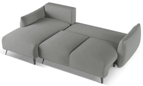 Svetlosivá rohová pohovka (ľavý roh) Malie – Makamii