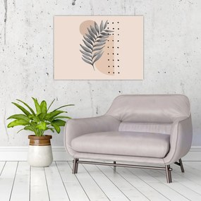 Sklenený obraz - Ilustrovaný list N⁰2 (70x50 cm)