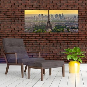 Obraz - Panoráma Paríža (120x50 cm)