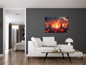 Obraz - Jóga v prírode (90x60 cm)