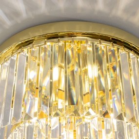 Brilagi - LED krištáľové stropné svietidlo MOZART 5xE14/40W/230V zlaté