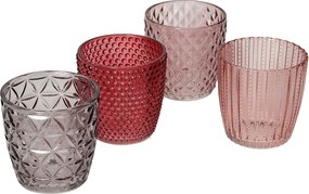 Sada svietnikov Altare 4 ks. pink