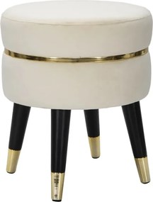 Taburet PARIS 35 cm krémový