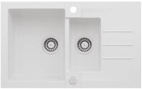 ALVEUS CZ ROCK 70 G- 11 bílá (780x480mm)+ pop- up sifon F