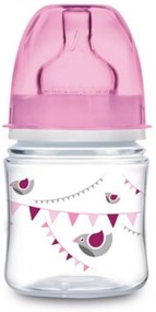 Canpol Babies Antikolik. fľaštička so širokým hrdlom, 120 ml - ružová