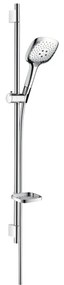 Hansgrohe Raindance Select E, sprchová súprava 120 3jet so sprchovou tyčou 90 cm, biela/chrómová, HAN-26621400