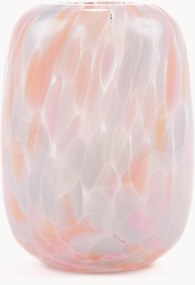 Ručne fúkaná sklenená váza Confetti, V 14 cm