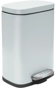 Spirella Pedálový odpadkový kôš soft-close Akira 12 l, matná biela, 12 l