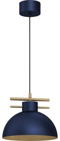 Luster na lanku ESTATE 1xE27/15W/230V modrá