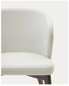 Krémovobiele čalúnené jedálenské kreslo Darice – Kave Home