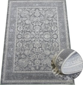 BE Koberec Allianz 6301 GREY – sivý obdĺžnikový Rozmer: 60x100 cm