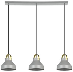 Eglo 390227 - Luster na lanku ESTEPONA 3xE27/40W/230V šedá